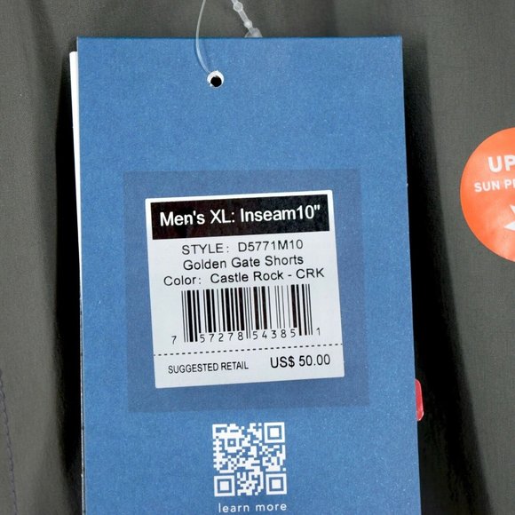 White Sierra Mens Golden Gate Outdoor Adventure Shorts Size XL - Picture 2 of 8